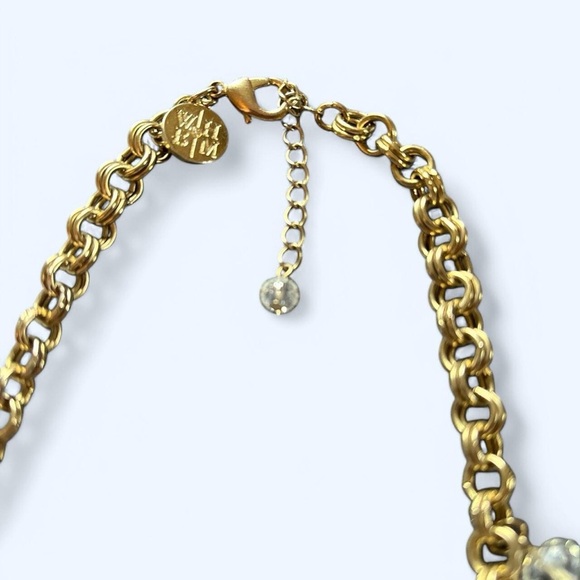 Elegant White House Black Market Gold and Orange Necklace - Picture 4 of 5